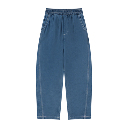 Unisex Kid's Vintage Wash Jeans in blue