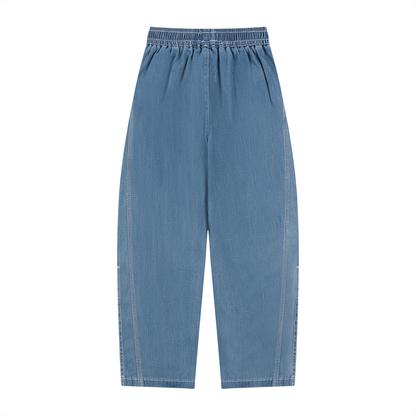 Unisex Kid's Vintage Wash Jeans in light blue, alternate angle