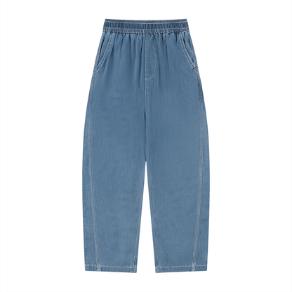 Unisex Kid's Vintage Wash Jeans in light blue