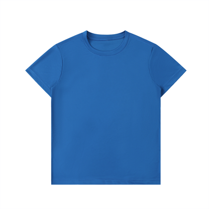 Unisex Lightweight Performance Crewneck T-Shirt in colorful blue