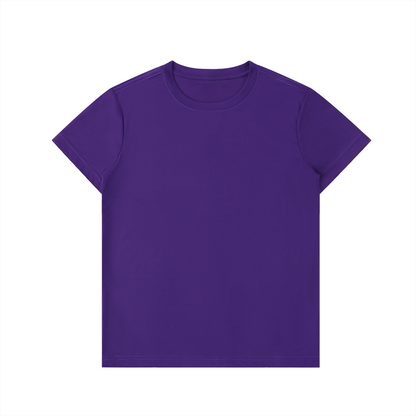 Unisex Lightweight Performance Crewneck T-Shirt in purple