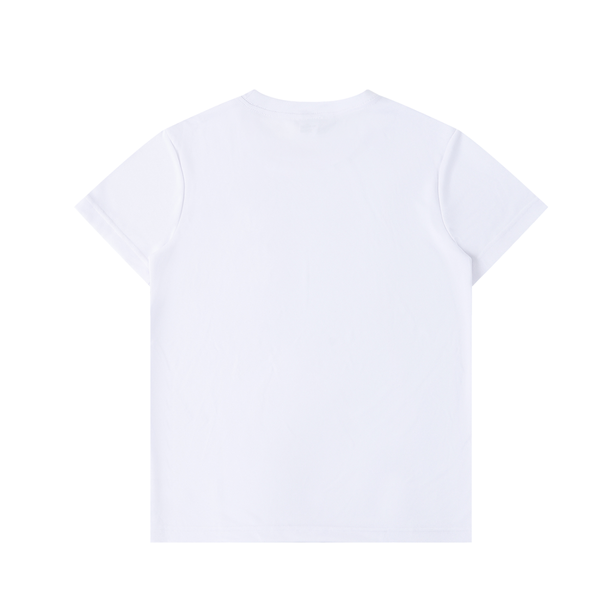 Unisex Lightweight Performance Crewneck T-Shirt in white, alternate angle