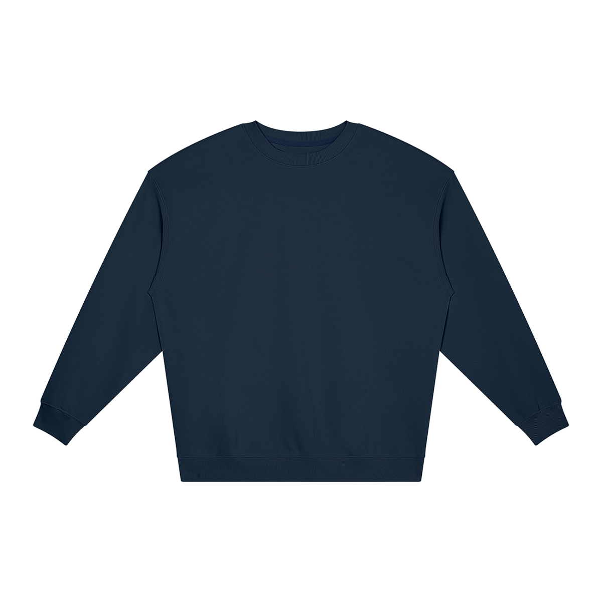 Unisex Loose Crewneck Sweatshirt in navy blue
