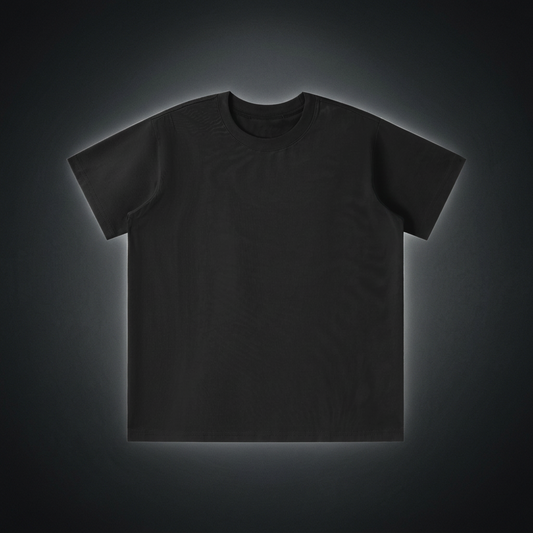 Unisex Kids' Loose Fit Cotton Blend Tee