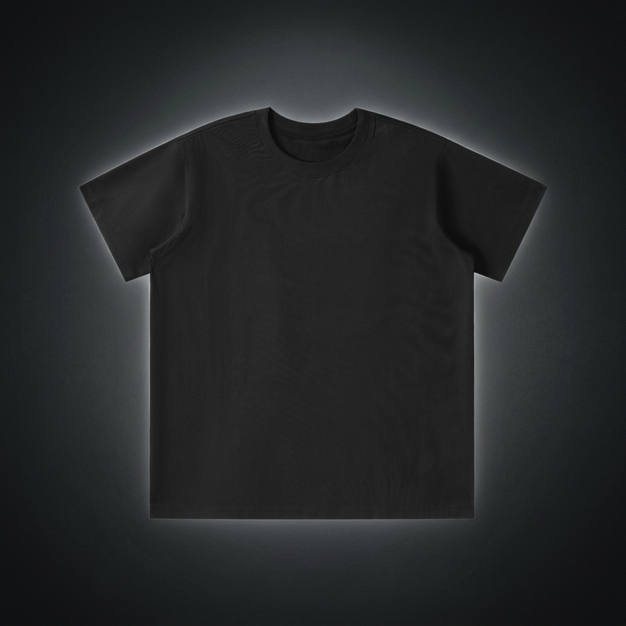 Unisex Kids' Loose Fit Cotton Blend Tee