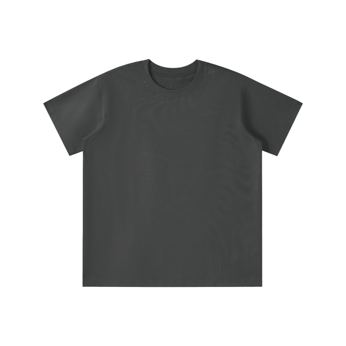 Unisex Loose Fit Cotton Blend Kids' T-Shirt in carbon gray