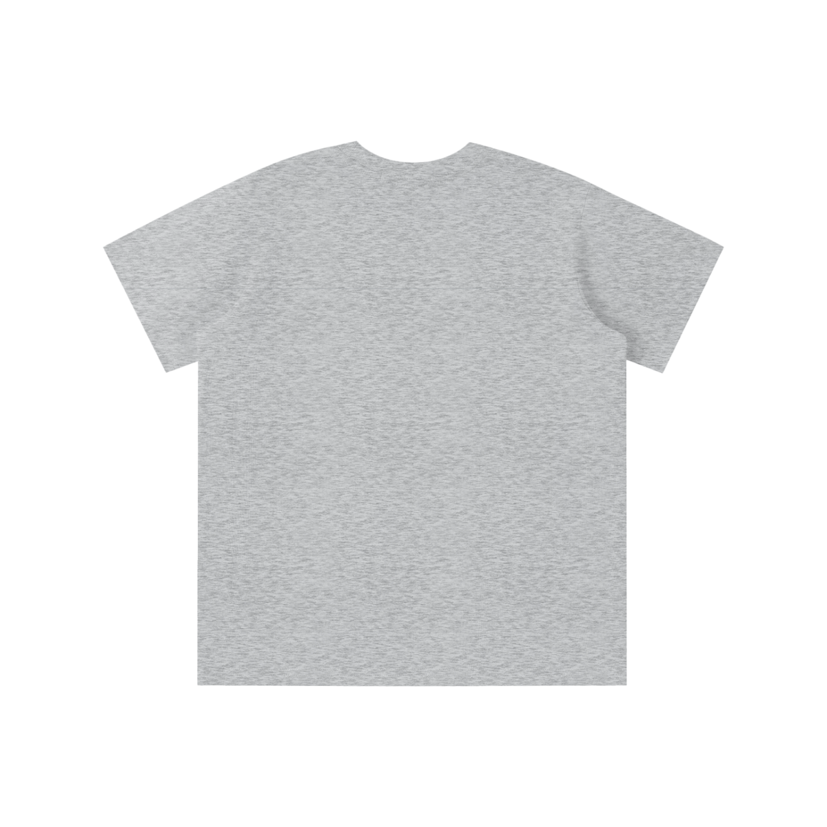Unisex Loose Fit Cotton Blend Kids' T-Shirt in flower gray, alternate angle
