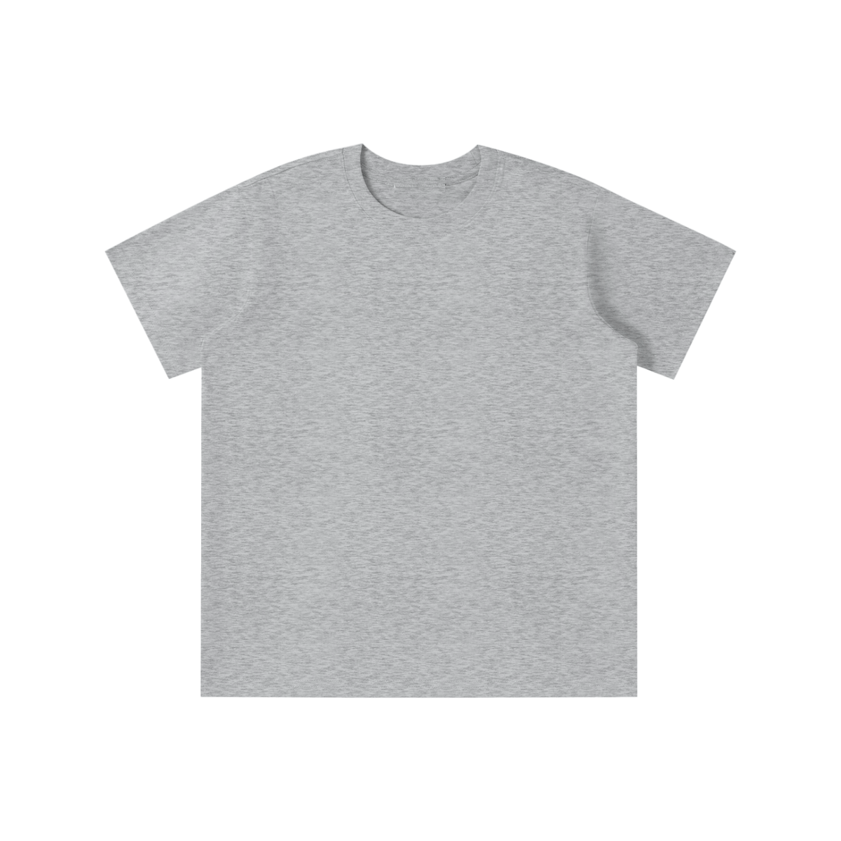Unisex Loose Fit Cotton Blend Kids' T-Shirt in flower gray