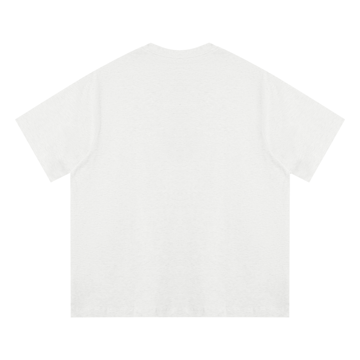 Unisex Loose Fit Cotton T-Shirt in oat gray, alternate angle