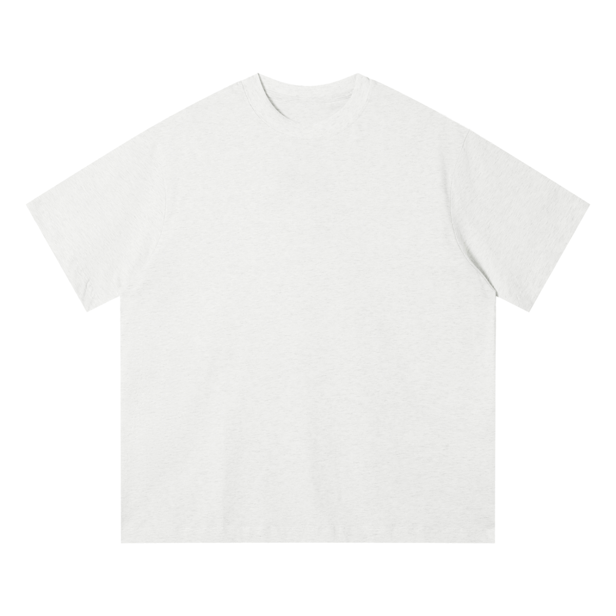 Unisex Loose Fit Cotton T-Shirt in oat gray