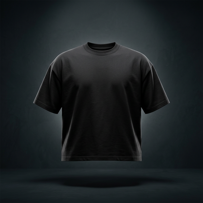 Unisex Loose Fit Drop Shoulder Polyester T-Shirt