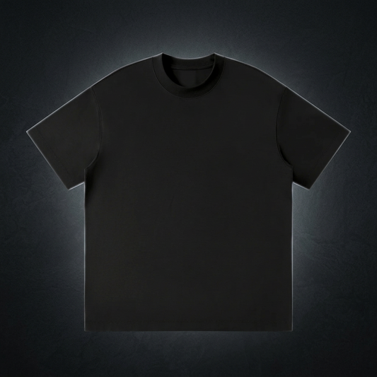 Unisex Loose Fit Polyester Blend Crewneck T-Shirt