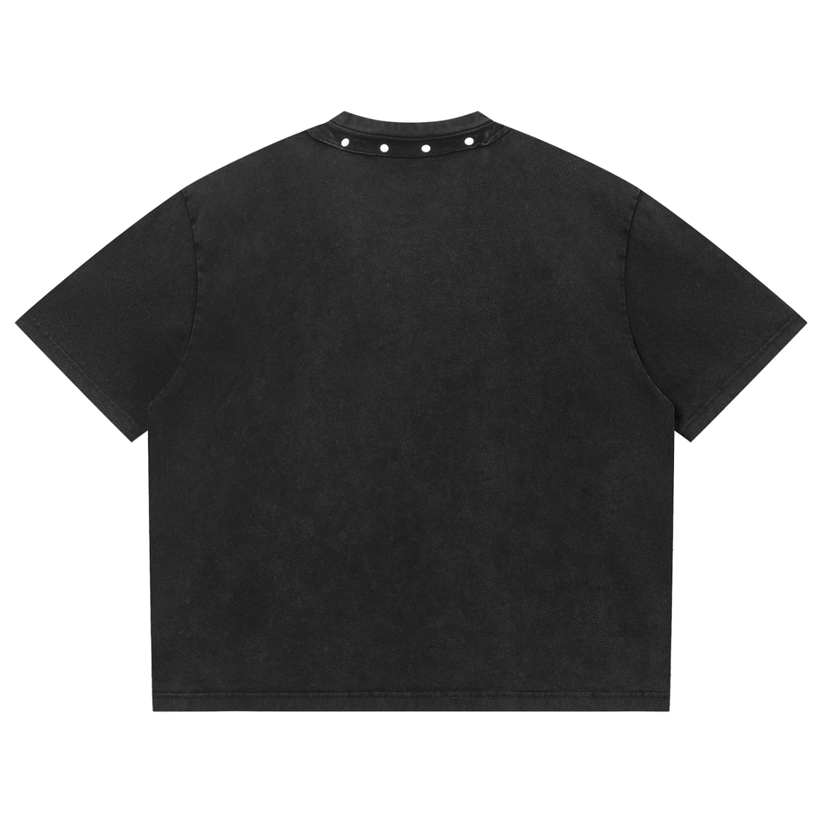 Unisex Loose Fit Snow Washed T-Shirt in black, alternate angle
