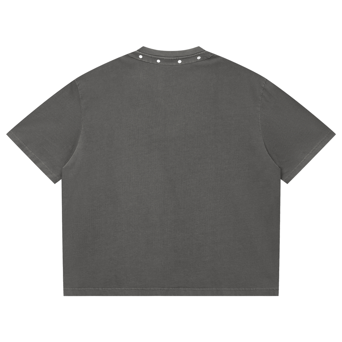 Unisex Loose Fit Snow Washed T-Shirt in dark gray, alternate angle