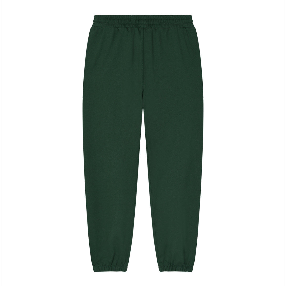 Unisex Loose Fit Tapered Joggers in blackish green, alternate angle