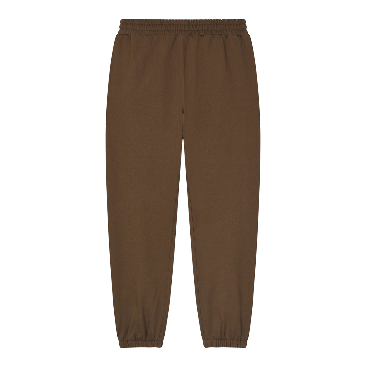 Unisex Loose Fit Tapered Joggers in coffee, alternate angle
