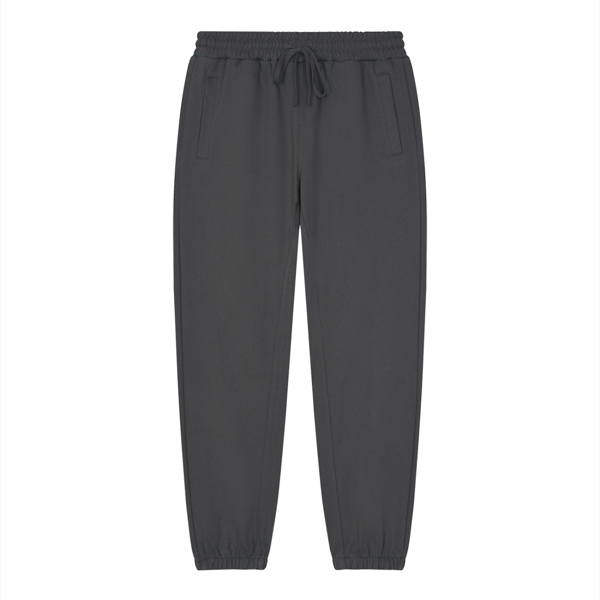 Unisex Loose Fit Tapered Joggers in dark gray
