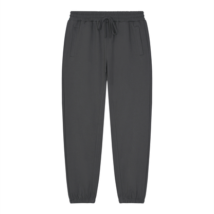 Unisex Loose Fit Tapered Joggers in dark gray