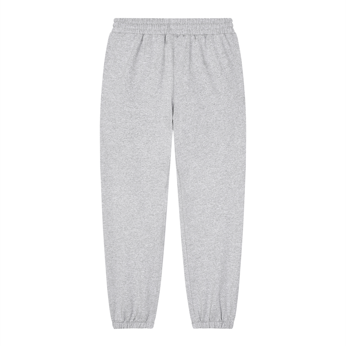 Unisex Loose Fit Tapered Joggers in flower gray, alternate angle