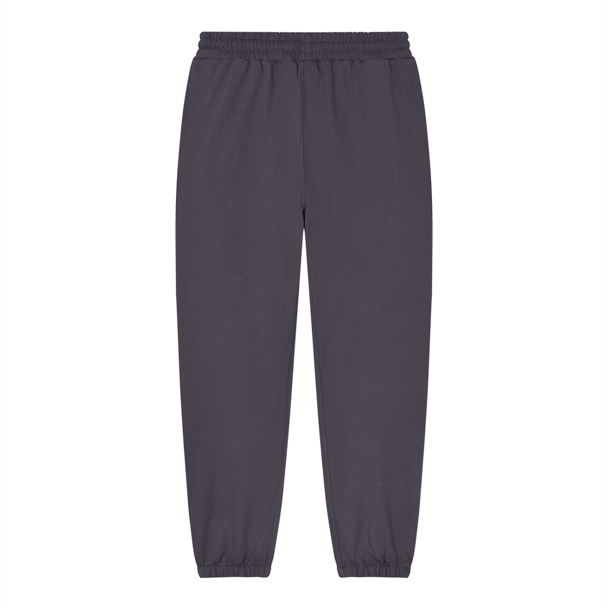 Unisex Loose Fit Tapered Joggers in plum purple, alternate angle