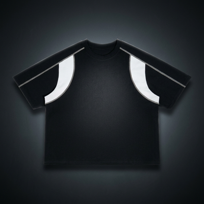 Unisex Loose Raglan Color Block T-Shirt