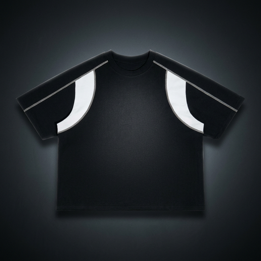 Unisex Loose Raglan Color Block T-Shirt