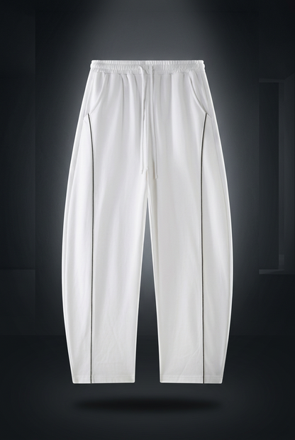 Unisex Mid-Rise Barrel Leg Sweatpants