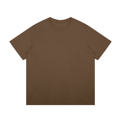 Unisex Mid-Weight Cotton T-Shirt in coffee