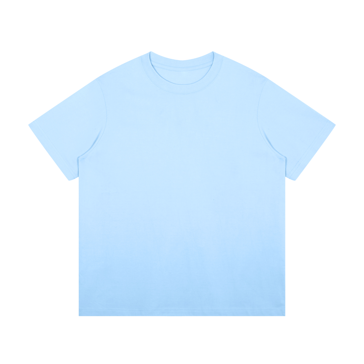 Unisex Mid-Weight Cotton T-Shirt in sky blue