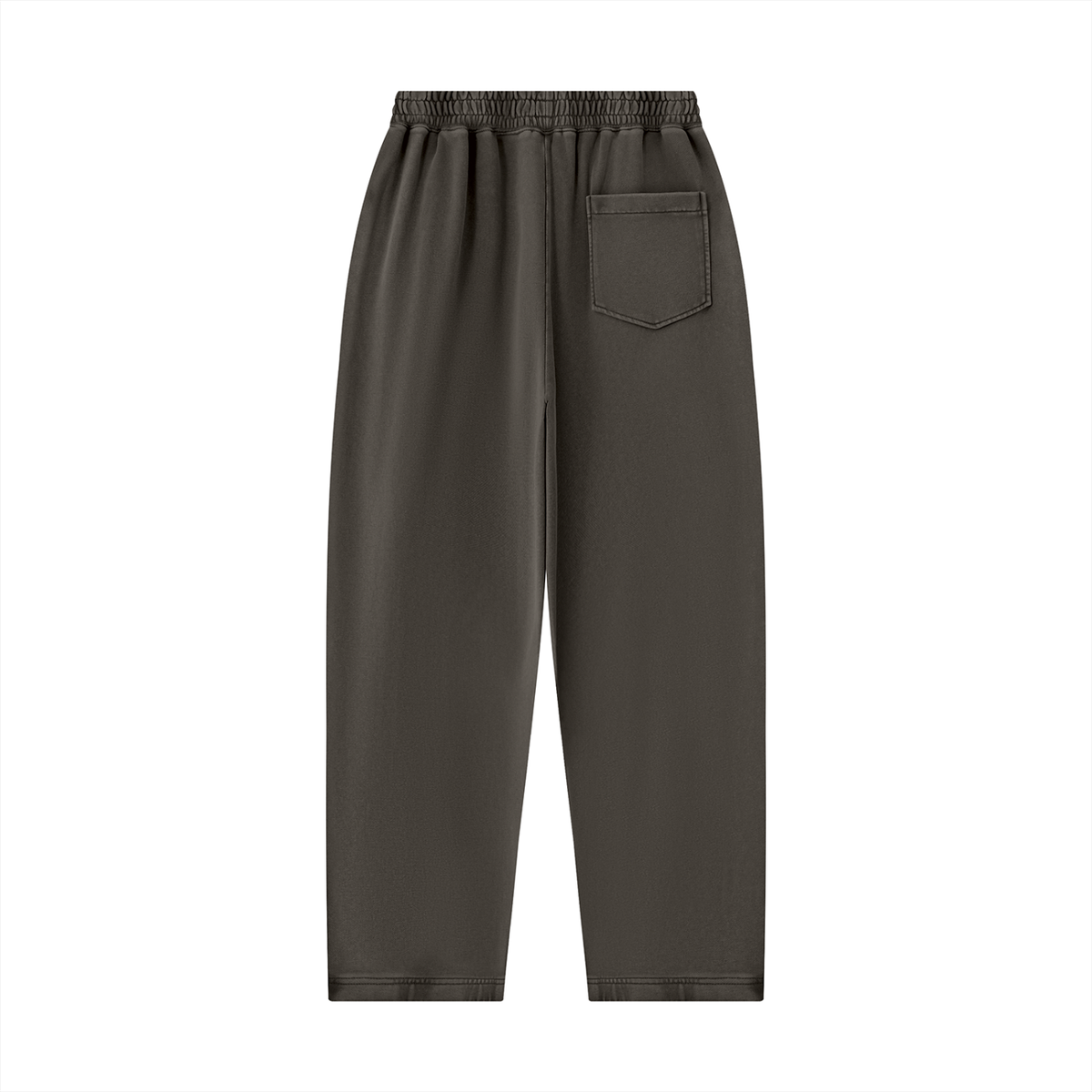 Unisex Mineral Wash Balloon Sweatpants in coffee, alternate angle