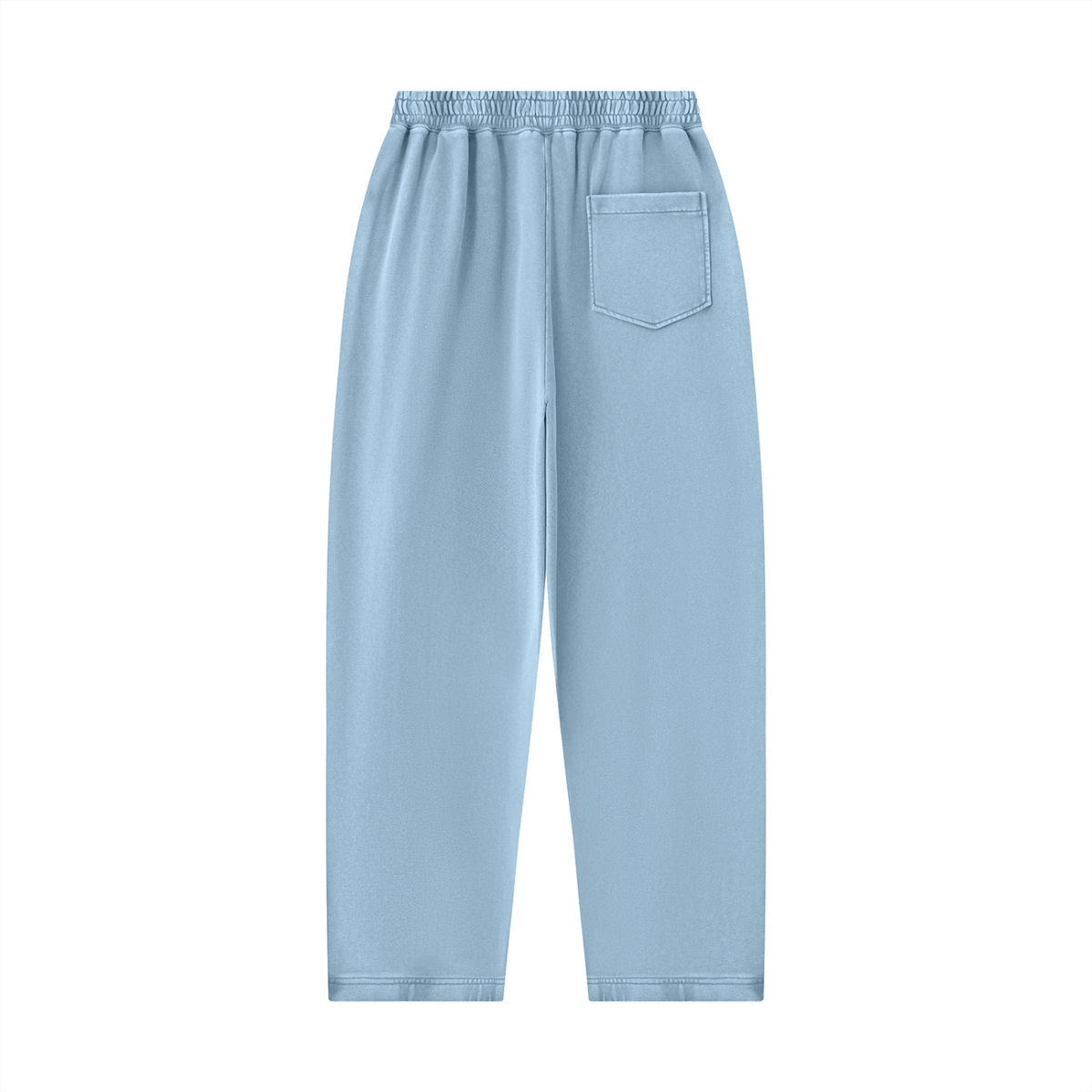 Unisex Mineral Wash Balloon Sweatpants in haze blue, alternate angle