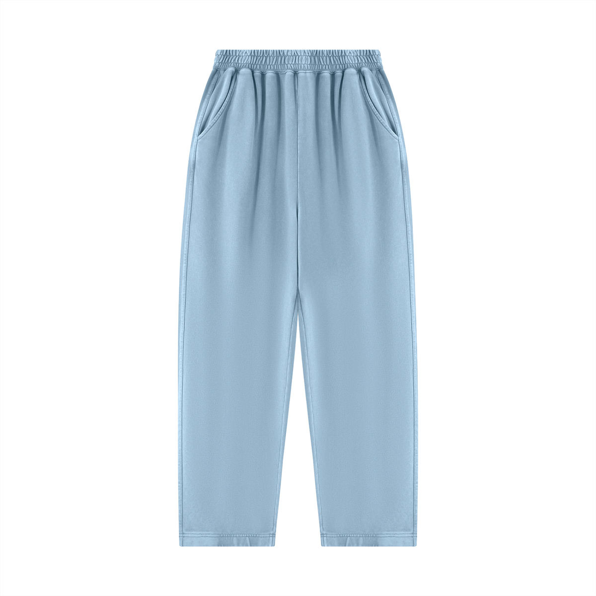 Unisex Mineral Wash Balloon Sweatpants in haze blue