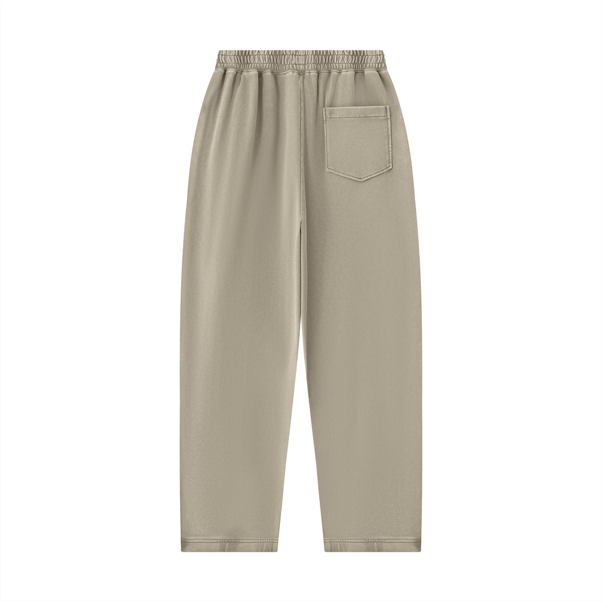 Unisex Mineral Wash Balloon Sweatpants in khaki, alternate angle