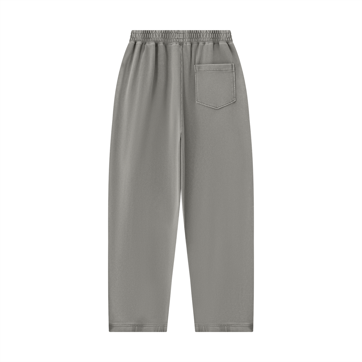 Unisex Mineral Wash Balloon Sweatpants in light gray, alternate angle
