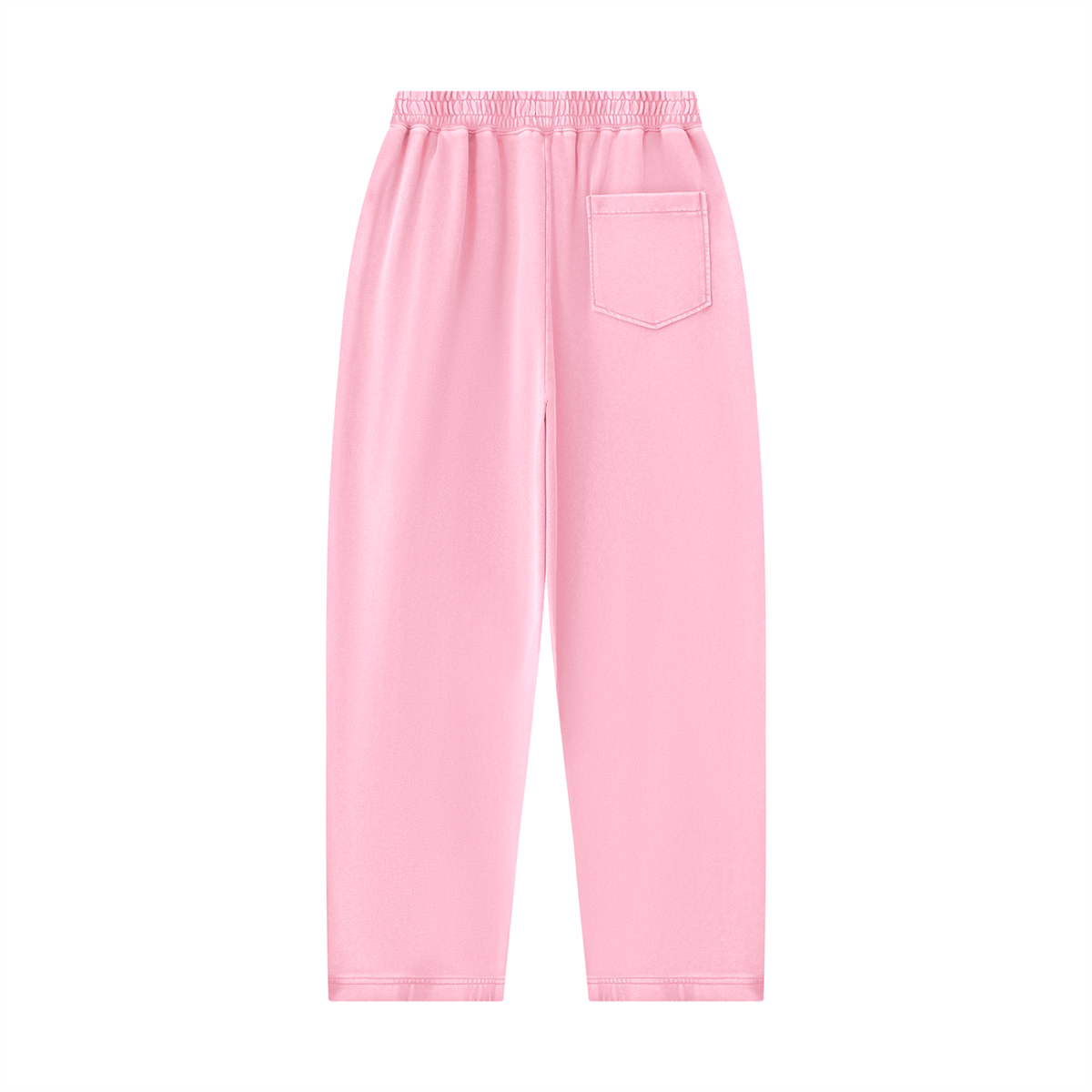 Unisex Mineral Wash Balloon Sweatpants in pink, alternate angle