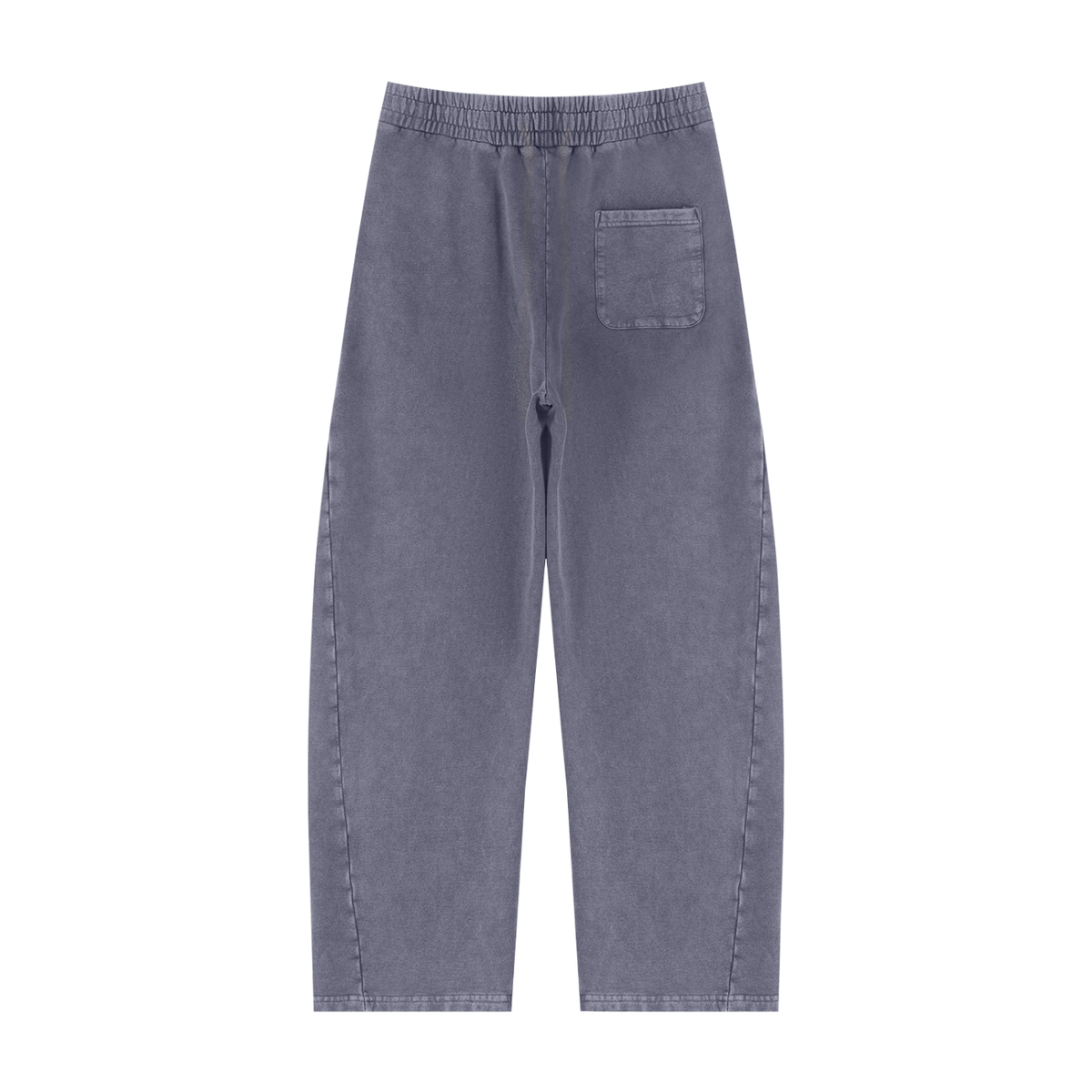 Unisex Mineral Wash Barrel Sweatpants in washed gray, alternate angle