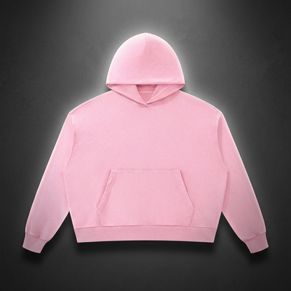Unisex Mineral Wash Boxy Hoodie