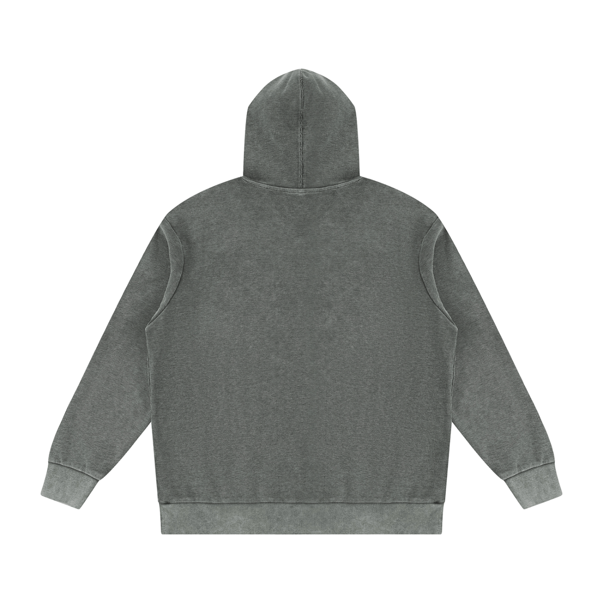 Unisex Mineral Wash Oversized Hoodie in gray, alternate angle