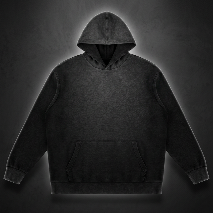 Unisex Mineral Wash Oversized Hoodie, view 1