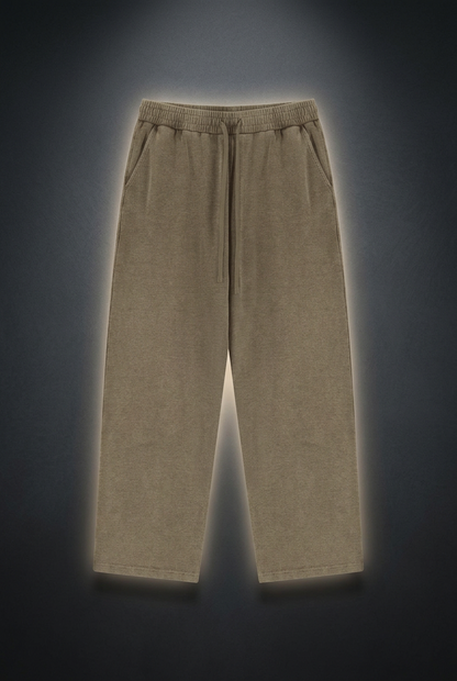 Unisex Mineral Wash Straight Leg Sweatpants