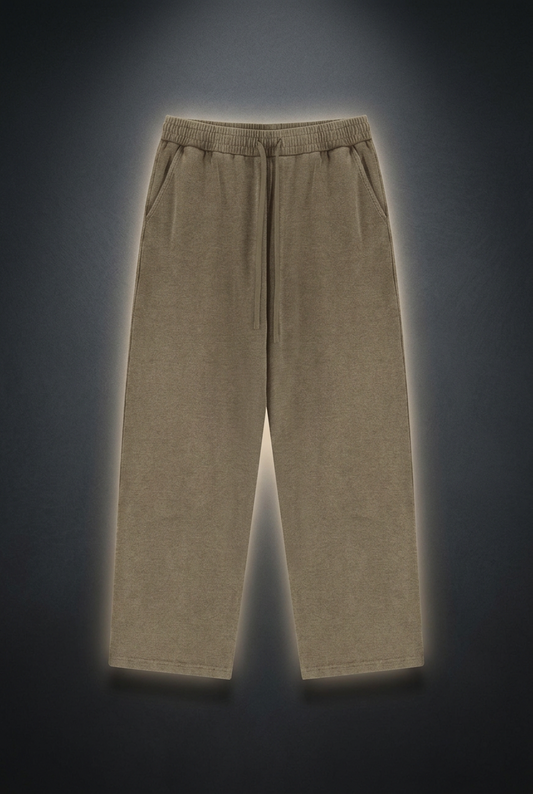 Unisex Mineral Wash Straight Leg Sweatpants