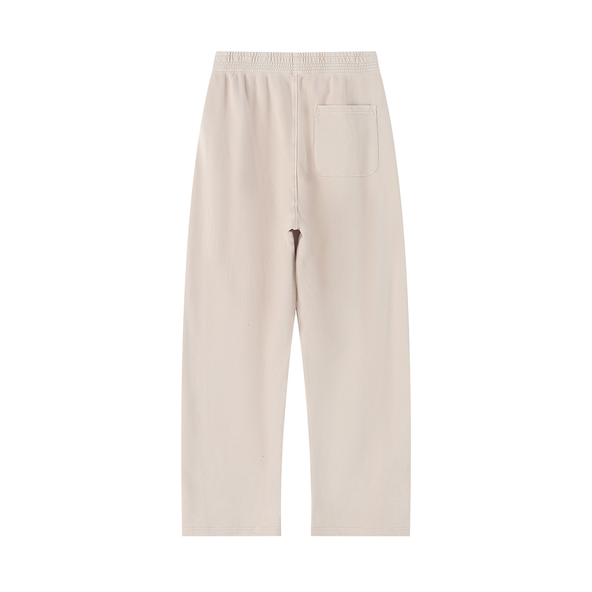 Unisex Mineral Wash Straight Sweatpants in apricot, alternate angle