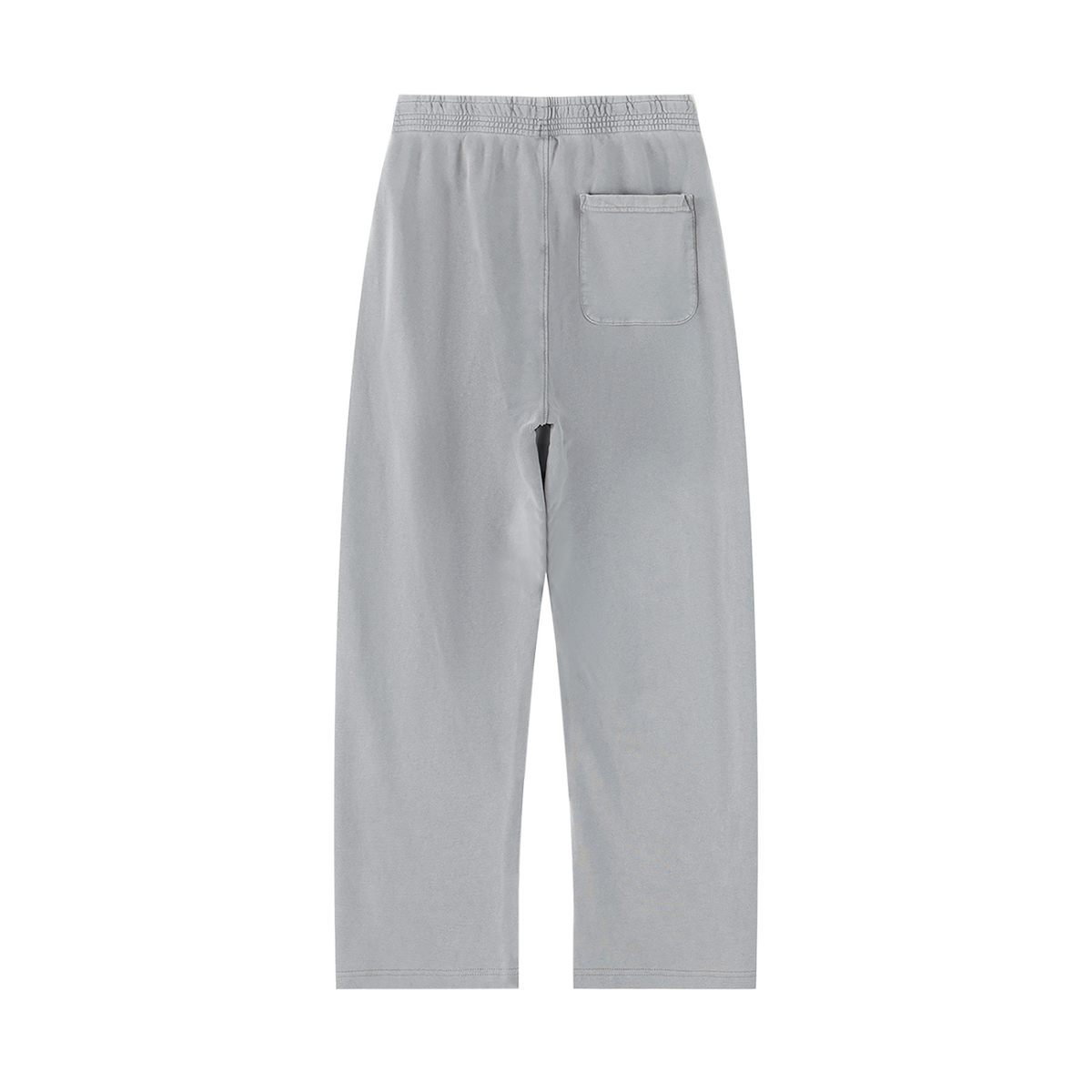 Unisex Mineral Wash Straight Sweatpants in light gray, alternate angle