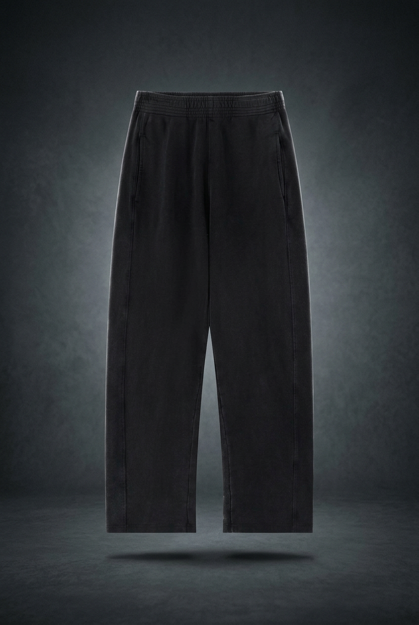 Unisex Mineral Wash Straight Sweatpants, view 1