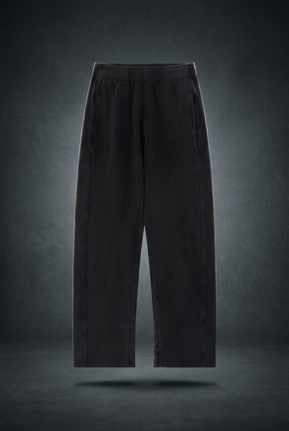Unisex Mineral Wash Straight Sweatpants, view 1