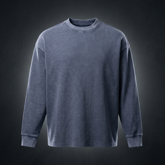 Unisex Mineral Wash Waffle Oversized T-Shirt