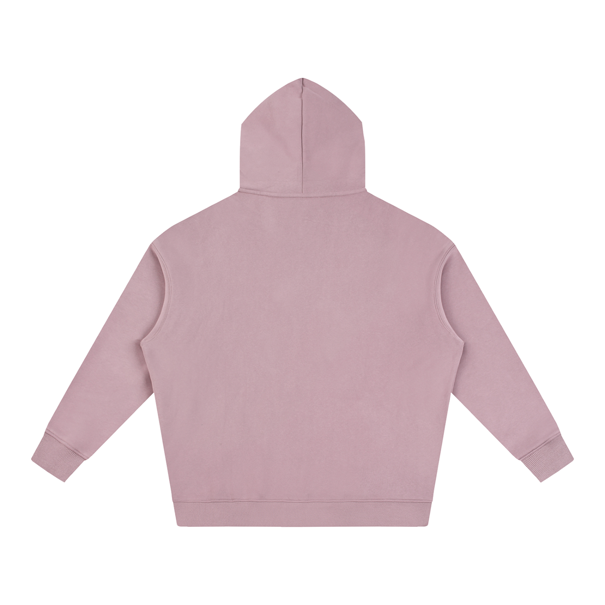 Unisex Oversize Fleeced Hoodie in dark purple, alternate angle