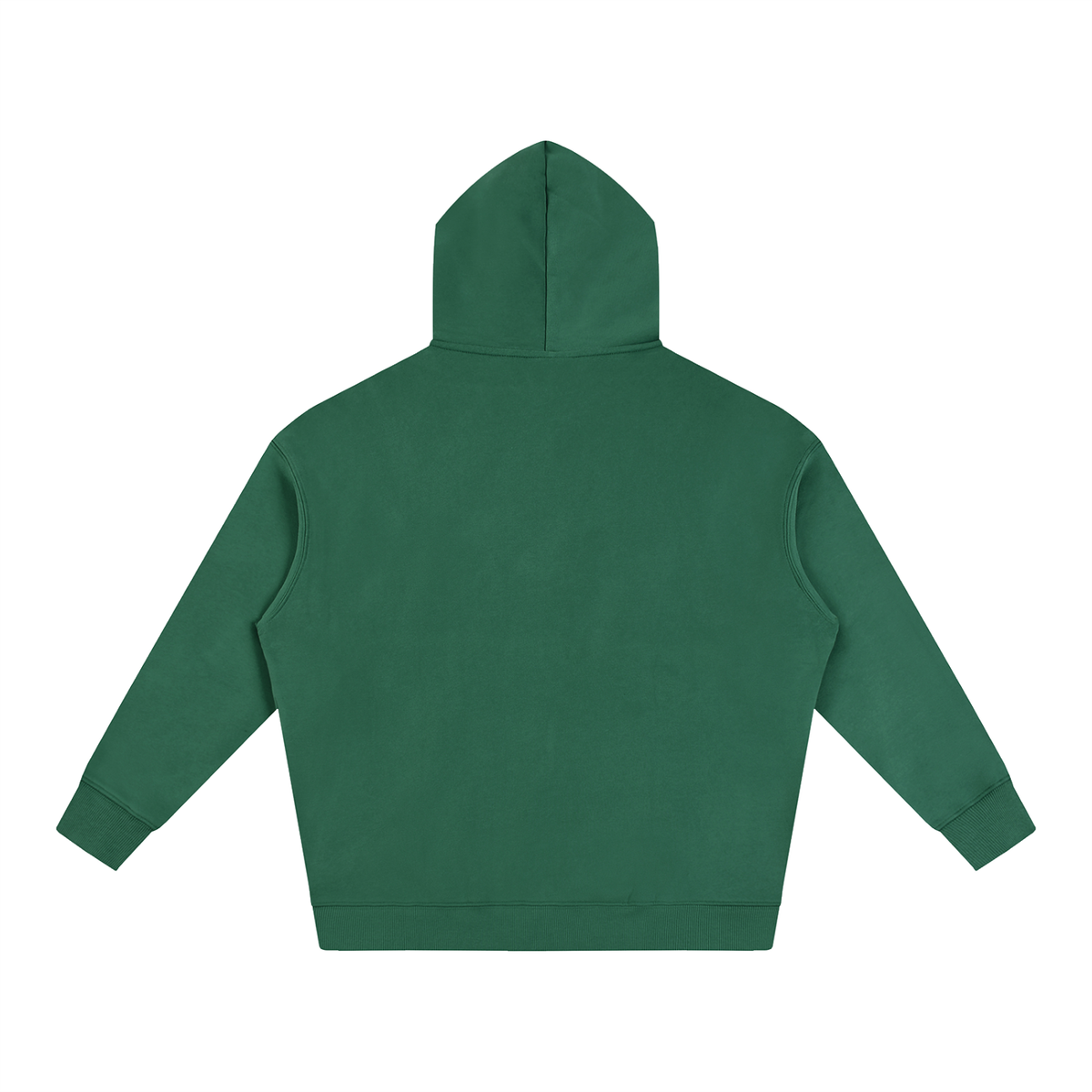 Unisex Oversize Fleeced Hoodie in eden green, alternate angle