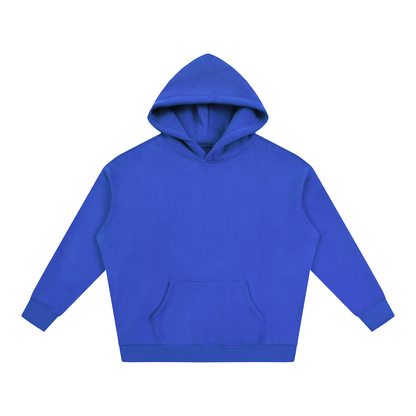 Unisex Oversize Fleeced Hoodie in klein blue