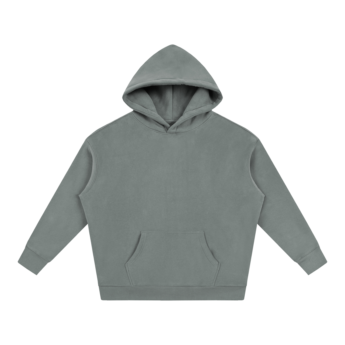 Unisex Oversize Fleeced Hoodie in light gray
